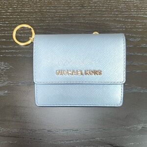 Michael Kors light blue wallet